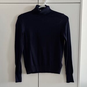 H&M Dark Blue Women's Turtleneck Sweater